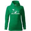 Dámská mikina Jsem učitelka (Barva dámské mikiny Malfini Cape Bílá, Velikost - žena NOVÉ 2XL)