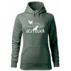 Dámská mikina Jsem učitelka (Barva dámské mikiny Malfini Cape Bílá, Velikost - žena NOVÉ 2XL)