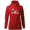 Dámská mikina Jsem učitelka (Barva dámské mikiny Malfini Cape Bílá, Velikost - žena NOVÉ 2XL)