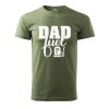 Pánské tričko s potiskem Dad fuel (Barva trička (muži) NOVÉ Apple green, Velikost - všechny NOVÉ 2XL)