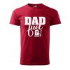 Pánské tričko s potiskem Dad fuel (Barva trička (muži) NOVÉ Apple green, Velikost - všechny NOVÉ 2XL)