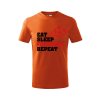 Dětské tričko Eat sleep football (Barva trička (děti) NOVÉ Apple green, Velikost - všechny NOVÉ 110 /4 roky)