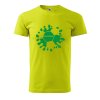 Pánské tričko s potiskem Žiji fotbalem (Barva trička (muži) NOVÉ Apple green, Velikost - všechny NOVÉ 2XL)