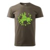 Pánské tričko s potiskem Žiji fotbalem (Barva trička (muži) NOVÉ Apple green, Velikost - všechny NOVÉ 2XL)