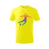 Dětské tričko Fotbalista a míč (Barva trička (děti) NOVÉ Apple green, Velikost - všechny NOVÉ 110 /4 roky)