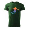 Pánské tričko s potiskem Fotbalista a míč (Barva trička (muži) NOVÉ Apple green, Velikost - všechny NOVÉ 2XL)