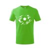 Dětské tričko s potiskem Fotbalový míč (Barva trička (děti) NOVÉ Apple green, Velikost - všechny NOVÉ 110 /4 roky)