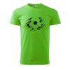 Pánské tričko s potiskem Fotbalový míč (Barva trička (muži) NOVÉ Apple green, Velikost - všechny NOVÉ 2XL)