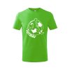 Dětské fotbalové tričko s potiskem Fotbal (Barva trička (děti) NOVÉ Apple green, Velikost - všechny NOVÉ 110 /4 roky)