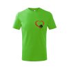 Dětské tričko s potiskem Míč srdce (Barva trička (děti) NOVÉ Apple green, Velikost - všechny NOVÉ 110 /4 roky)