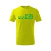 Dětské tričko Žiji pro fotbal (Barva trička (děti) NOVÉ Apple green, Velikost - všechny NOVÉ 110 /4 roky)