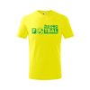 Dětské tričko Žiji pro fotbal (Barva trička (děti) NOVÉ Apple green, Velikost - všechny NOVÉ 110 /4 roky)