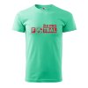 Pánské tričko s potiskem Žiji pro fotbal (Barva trička (muži) NOVÉ Apple green, Velikost - všechny NOVÉ 2XL)