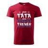 Pánské tričko s potiskem Táta trenér (Barva trička (muži) NOVÉ Apple green, Velikost - všechny NOVÉ 2XL)