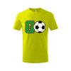 Dětské tričko s potiskem Fotbal GO (Barva trička (děti) NOVÉ Apple green, Velikost - všechny NOVÉ 110 /4 roky)