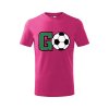 Dětské tričko s potiskem Fotbal GO (Barva trička (děti) NOVÉ Apple green, Velikost - všechny NOVÉ 110 /4 roky)