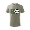 Dětské tričko s potiskem Fotbal GO (Barva trička (děti) NOVÉ Apple green, Velikost - všechny NOVÉ 110 /4 roky)