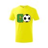 Dětské tričko s potiskem Fotbal GO (Barva trička (děti) NOVÉ Apple green, Velikost - všechny NOVÉ 110 /4 roky)