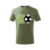 Dětské tričko s potiskem Fotbal GO (Barva trička (děti) NOVÉ Apple green, Velikost - všechny NOVÉ 110 /4 roky)
