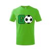 Dětské tričko s potiskem Fotbal GO (Barva trička (děti) NOVÉ Apple green, Velikost - všechny NOVÉ 110 /4 roky)