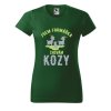Dámské tričko s potiskem Chovám kozy (Barva trička - ženy (NOVÉ) Apple green, Velikost - všechny NOVÉ 2XL)