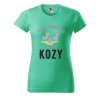 Dámské tričko s potiskem Chovám kozy (Barva trička - ženy (NOVÉ) Apple green, Velikost - všechny NOVÉ 2XL)