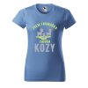 Dámské tričko s potiskem Chovám kozy (Barva trička - ženy (NOVÉ) Apple green, Velikost - všechny NOVÉ 2XL)