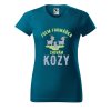Dámské tričko s potiskem Chovám kozy (Barva trička - ženy (NOVÉ) Apple green, Velikost - všechny NOVÉ 2XL)