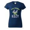 Dámské tričko s potiskem Chovám kozy (Barva trička - ženy (NOVÉ) Apple green, Velikost - všechny NOVÉ 2XL)