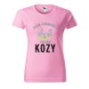 Dámské tričko s potiskem Chovám kozy (Barva trička - ženy (NOVÉ) Apple green, Velikost - všechny NOVÉ 2XL)