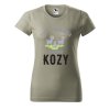 Dámské tričko s potiskem Chovám kozy (Barva trička - ženy (NOVÉ) Apple green, Velikost - všechny NOVÉ 2XL)
