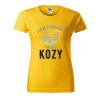 Dámské tričko s potiskem Chovám kozy (Barva trička - ženy (NOVÉ) Apple green, Velikost - všechny NOVÉ 2XL)