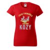 Dámské tričko s potiskem Chovám kozy (Barva trička - ženy (NOVÉ) Apple green, Velikost - všechny NOVÉ 2XL)
