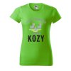 Dámské tričko s potiskem Chovám kozy (Barva trička - ženy (NOVÉ) Apple green, Velikost - všechny NOVÉ 2XL)