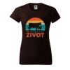 Dámské tričko Farmaření je můj život (Barva trička - ženy (NOVÉ) Apple green, Velikost - všechny NOVÉ 2XL)
