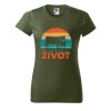 Dámské tričko Farmaření je můj život (Barva trička - ženy (NOVÉ) Apple green, Velikost - všechny NOVÉ 2XL)