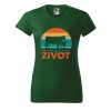 Dámské tričko Farmaření je můj život (Barva trička - ženy (NOVÉ) Apple green, Velikost - všechny NOVÉ 2XL)