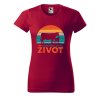 Dámské tričko Farmaření je můj život (Barva trička - ženy (NOVÉ) Apple green, Velikost - všechny NOVÉ 2XL)
