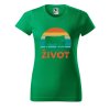 Dámské tričko Farmaření je můj život (Barva trička - ženy (NOVÉ) Apple green, Velikost - všechny NOVÉ 2XL)