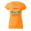 Dámské tričko Farmaření je můj život (Barva trička - ženy (NOVÉ) Apple green, Velikost - všechny NOVÉ 2XL)