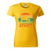 Dámské tričko Farmaření je můj život (Barva trička - ženy (NOVÉ) Apple green, Velikost - všechny NOVÉ 2XL)