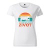Dámské tričko Farmaření je můj život (Barva trička - ženy (NOVÉ) Apple green, Velikost - všechny NOVÉ 2XL)