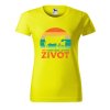 Dámské tričko Farmaření je můj život (Barva trička - ženy (NOVÉ) Apple green, Velikost - všechny NOVÉ 2XL)