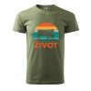 Pánské tričko Farmaření je můj život (Barva trička (muži) NOVÉ Apple green, Velikost - všechny NOVÉ 2XL)