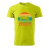 Pánské tričko Farmaření je můj život (Barva trička (muži) NOVÉ Apple green, Velikost - všechny NOVÉ 2XL)