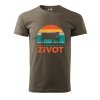 Pánské tričko Farmaření je můj život (Barva trička (muži) NOVÉ Apple green, Velikost - všechny NOVÉ 2XL)