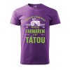 Pánské tričko s potiskem Farmář táta (Barva trička (muži) NOVÉ Apple green, Velikost - všechny NOVÉ 2XL)