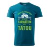 Pánské tričko s potiskem Farmář táta (Barva trička (muži) NOVÉ Apple green, Velikost - všechny NOVÉ 2XL)