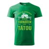 Pánské tričko s potiskem Farmář táta (Barva trička (muži) NOVÉ Apple green, Velikost - všechny NOVÉ 2XL)