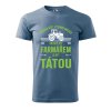 Pánské tričko s potiskem Farmář táta (Barva trička (muži) NOVÉ Apple green, Velikost - všechny NOVÉ 2XL)